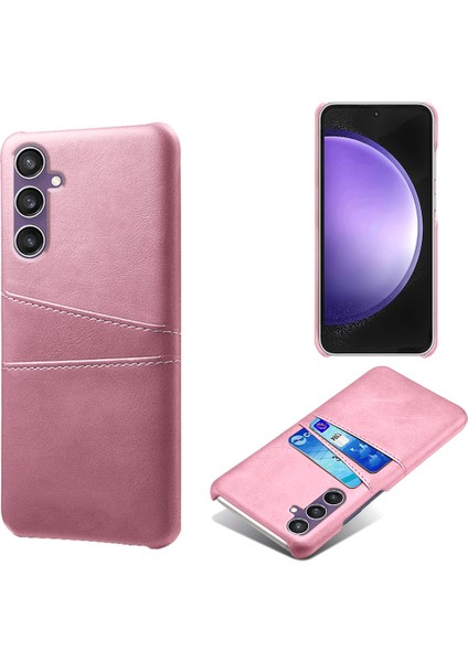 Samsung Galaxy S23 Fe Çift Pu Deri+Pc Telefon Kılıfı (Yurt Dışından)