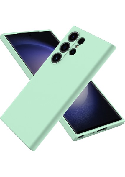 Samsung Galaxy S24 Ultra Sıvı Silikon Akıllı Telefon Kılıfı (Yurt Dışından)