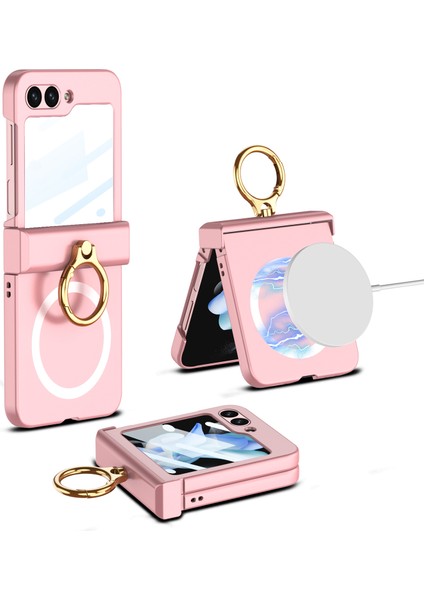 Samsung Galaxy Z 5 5g Menteşe Koruması Sabit Pc Magsafe Uyumlu Telefon Kılıfı (Yurt Dışından)