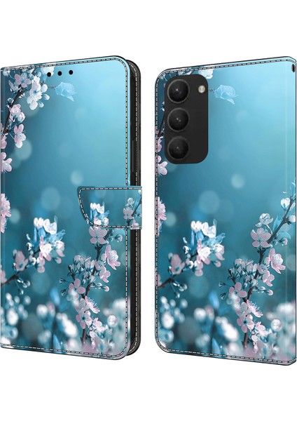 Samsung Galaxy S24 + Deri 3D Desen Baskı Telefon Kılıfı (Yurt Dışından)