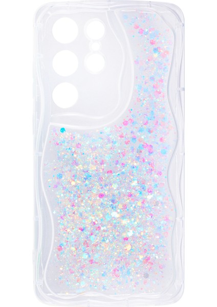 Samsung Galaxy S21 Ultra 5g Parlak Sequins Cep Tpu al Telefon Kılıfı (Yurt Dışından)