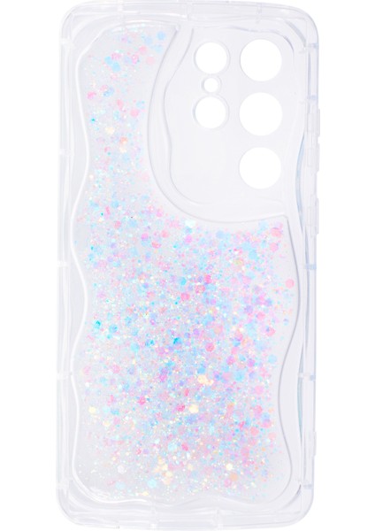Samsung Galaxy S21 Ultra 5g Parlak Sequins Cep Tpu al Telefon Kılıfı (Yurt Dışından)