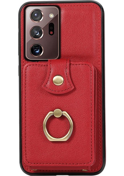 Samsung Galaxy NOTE20 Ultra 5G/NOTE20 Ultra Tpu+Pu Deri Telefon Kılıfı (Yurt Dışından)