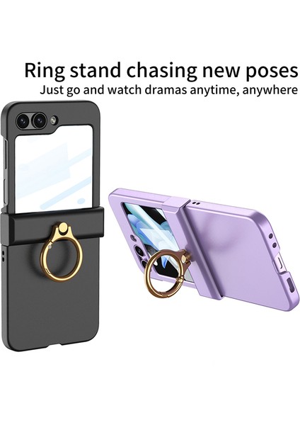 Samsung Galaxy Z 5 5g Menteşe Koruma Sert Pc Küçük Ekran Film Telefon Kılıfı (Yurt Dışından) fiyatları