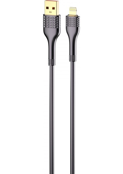 Ldnıo Hızlı Şarj Kablosu 2m Type-C Gri LS652