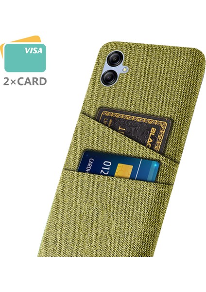 Samsung Galaxy A05 4g ıka Dayanıklı Pc+Kumaş Koruyucu Sarı Telefon Kılıfı (Yurt Dışından)