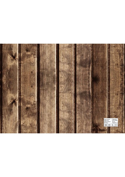 W713-1 2024 İnce Şeritli Tahta Görünümlü Tekstil Tabanlı Duvar Kağıdı