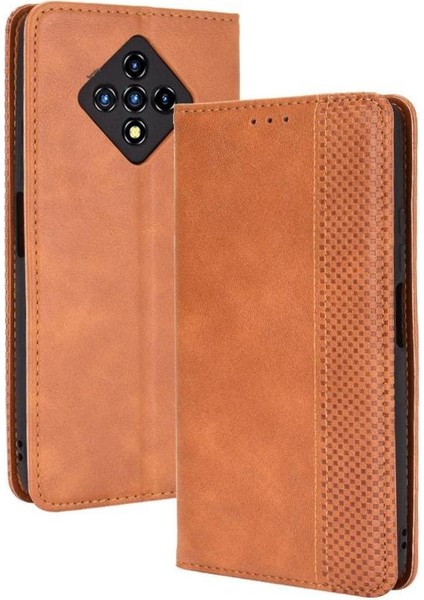 Infinix Sıfır 8 Cüzdan Manyetik Kapatma Pu Deri Için Kılıf (Yurt Dışından)