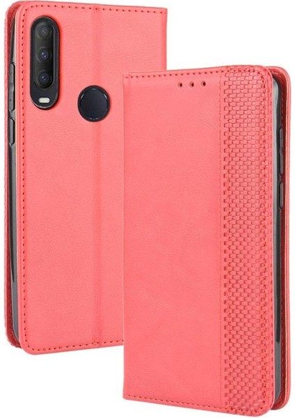Alcatel 1s 2020/1V 2020 Pu Deri Manyetik Kapatma Cüzdan (Yurt Dışından)