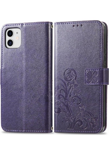 Iphone 12 Için Kılıf Mini Deri Kılıf Kapak Çevirin Zarif Iş Dört (Yurt Dışından)