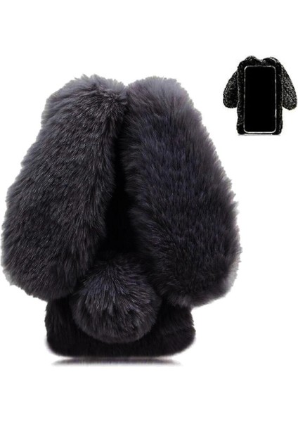 Oneplus Nord N300 Için Kılıf Sevimli Peluş Tavşan Kulaklar Sonbahar ve Kış Peluş (Yurt Dışından)