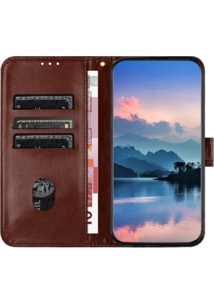 Onur X50 Için Telefon KILIFI/X9B Cüzdan Litchi Desen Flip Folio Pu Deri (Yurt Dışından)