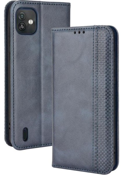 Wiko Y82 Pu Deri Cüzdan Manyetik Kapatma Için Kılıf (Yurt Dışından)