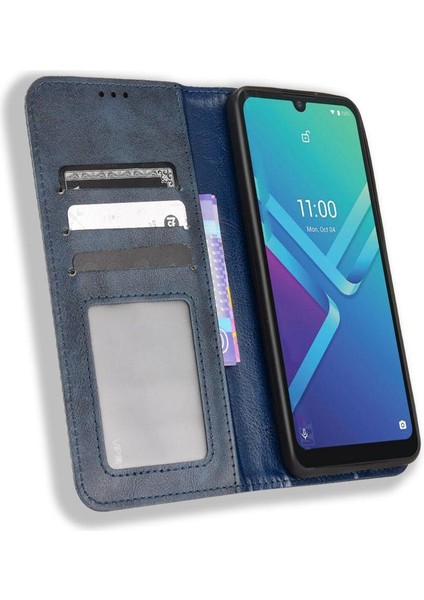 Wiko Y82 Pu Deri Cüzdan Manyetik Kapatma Için Kılıf (Yurt Dışından) fırsatları