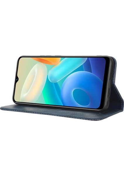 Vivo Y02S Manyetik Kapatma Pu Deri Cüzdan Için Kılıf (Yurt Dışından) modelleri