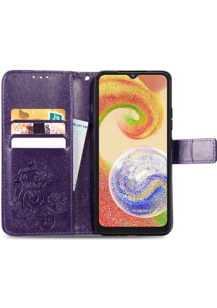 Samsung Galaxy A04 Zarif Iş Deri Kılıf Kısa Kayış (Yurt Dışından) fırsatları