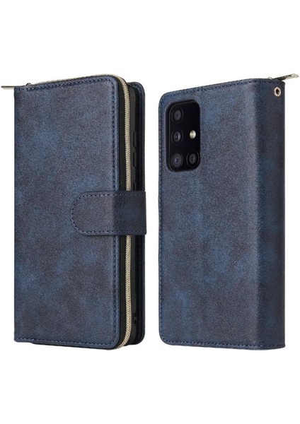 Samsung Galaxy A52 5G/A52S Cüzdan Durumda 9 Kart Yuvaları ile Flip (Yurt Dışından)