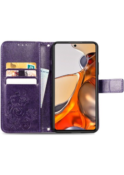 Xiaomi 11T/11T Pro Kısa Kayış Zarif Iş Çevirme Kapağı (Yurt Dışından) modelleri