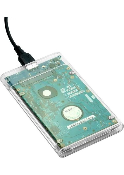 C703 USB 3.0 Şeffaf Kasa Hardisk Kutusu 2.5 Inç Sata/hdd/ssd Uyumlu