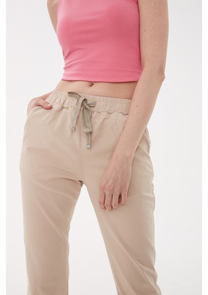 Pamuklu Regular Fit Jogger Spor Pantolon Pantolon 24Y0009K1