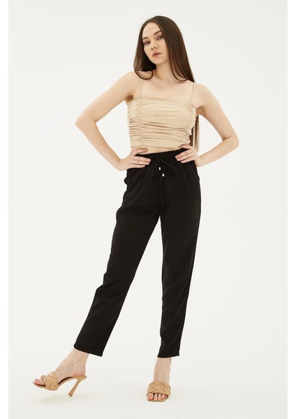 Tencel Relaxed Fit Pantolon Pantolon 24Y0477K1 modelleri