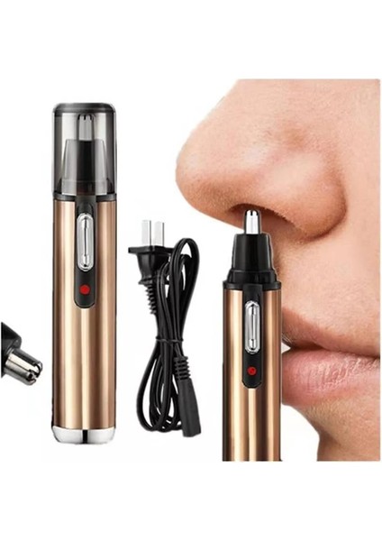 D03 Stili Elektrikli Burun Saç Düzeltici Uygulama Tıraş Makinesi Clipper Erkek Kadın Kulak Boyun Kaş Düzeltici Tıraş Makinesi Adam Temiz Düzeltici Jilet Sökücü Kiti (Yurt Dışından)
