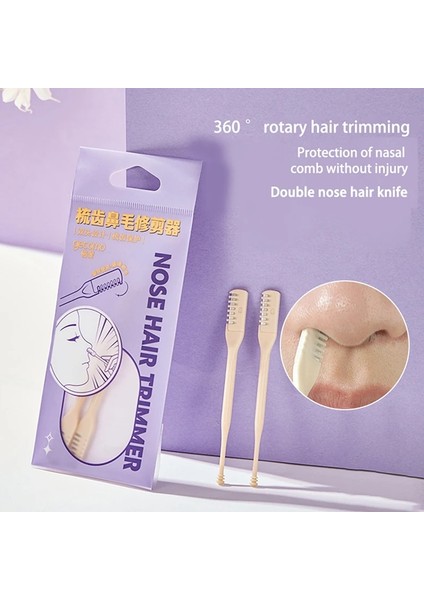 2 Adet Burun Saç Temizleme Derecesi Dönen Çift Kafa Burun Saç Düzeltici (Yurt Dışından) fiyatları