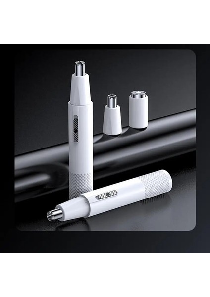 A04 Stili 1 Takım Şarj Edilebilir Burun Saç Düzeltici Elektrikli Erkek Tıraş Makinesi Tıraş Makinesi Burun Kulak Saç Düzeltici Clipper Çift Bıçaklı Epilasyon Jilet Sakal (Yurt Dışından)