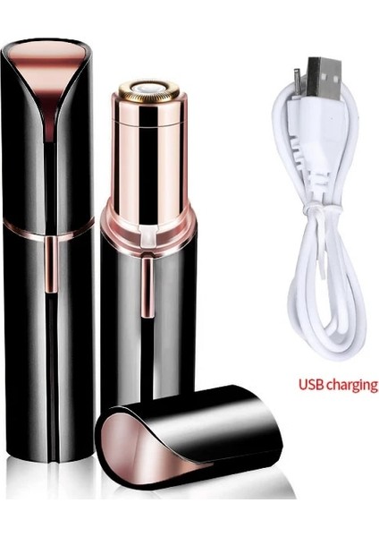 Blake-Usb Tarzı Elektrikli Kaş Düzeltici Mini Kaş Epilatör Ruj Yüz Epilasyon Taşınabilir Kadın Ağrısız Jilet Jilet Aracı (Yurt Dışından)