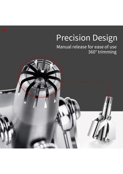 2 Adet Paslanmaz Çelik Manuel Burun Kulak Tüy Temizleme Aleti (Yurt Dışından) fırsatları