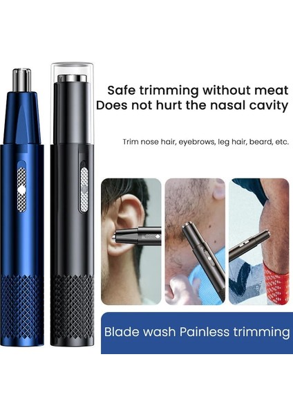 Sarı Stil Elektrikli Burun Saç Kesme Makinesi Şarj Edilebilir Çok Kinetik Tıraş Ikisi Bir Arada Unisex Tam Otomatik Yıkanabilir Tıraş Burun Düzeltici (Yurt Dışından) fırsatları