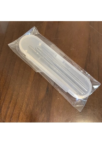 -Silver Tarzı Yeni Et Kulak Toplama Aracı Seti Kulak Kirini Giderici Paslanmaz Çelik Kulak Temizleme Çubuğu Temizleyici Kulak Temizleme Kaşığı Bakımı Kulak Bakımı Aracı (Yurt Dışından)