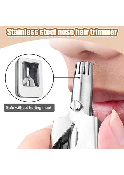 Yeşil Erkekler İçin Paslanmaz Çelik Manuel Burun Kulak Tüy Temizleme Aleti (Yurt Dışından) fiyatları