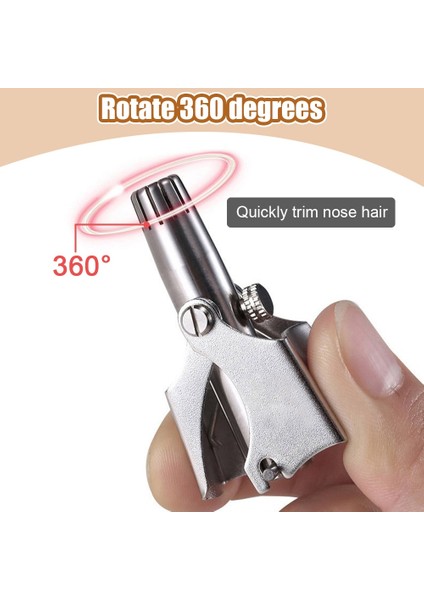 Yeşil Erkekler İçin Paslanmaz Çelik Manuel Burun Kulak Tüy Temizleme Aleti (Yurt Dışından) modelleri