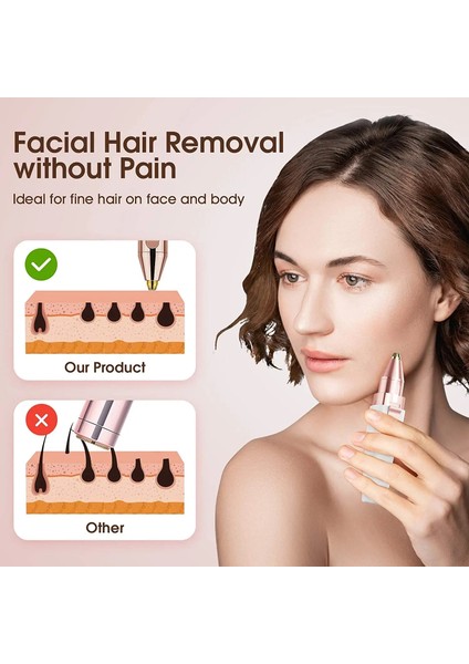 8 Adet 2 In 1 Elektrikli Led Işıklı Kaş Düzeltici USB Şarj Edilebilir Kadın Epilatör (Yurt Dışından) indirimleri