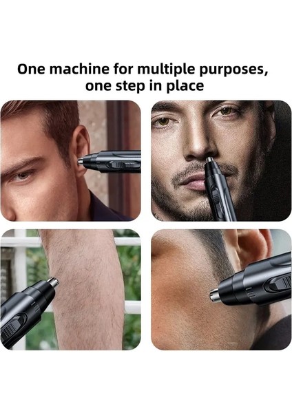 Siyah Stil Erkekler ve Kadınlar Için Siyah Elektrikli Burun Kılı Düzeltici Düşük Gürültü Yüksek Torklu Yüksek Hızlı Motor Yıkanabilir Burun Kılı ile Mevcuttur (Yurt Dışından) fiyatları
