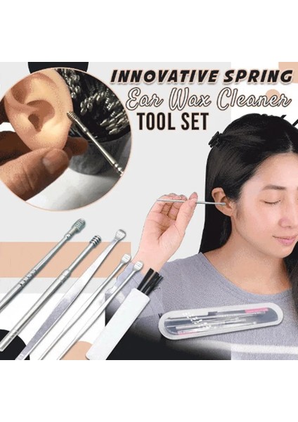 No.3 Tarzı Et Kulak Temizleyici Kulak Kiri Toplayıcı Kiti Earpick Balmumu Sökücü Piercing Kulak Kiri Küret Kaşık Kulak Temizleme Bakım Araçları Sağlık (Yurt Dışından) modelleri