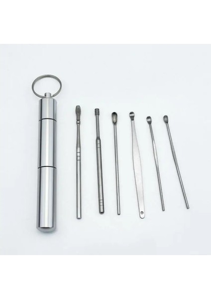 No.9 Stili Kulak Temizleyici Balmumu Temizleme Aracı Earpick Çubukları Kulak Kiri Sökücü Küret Kulak Temizleme Çubuğu Temizleme Kulak Temizleyici Kaşık Kulak Bakımı (Yurt Dışından)