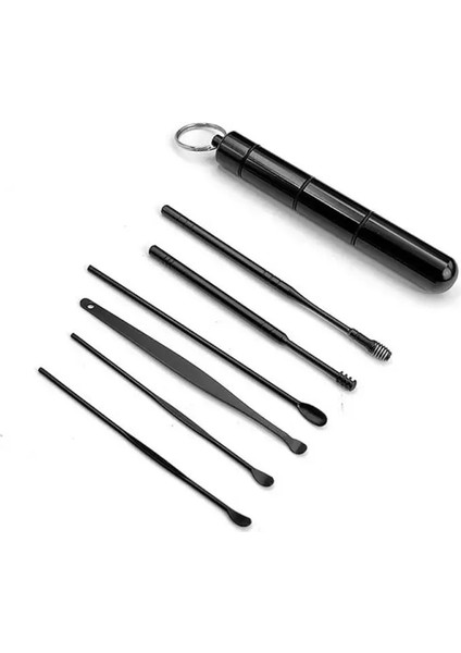 No.4 Stili Kulak Temizleyici Balmumu Temizleme Aracı Earpick Çubukları Kulak Kiri Sökücü Küret Kulak Temizleme Çubuğu Temizleme Kulak Temizleyici Kaşık Kulak Bakımı (Yurt Dışından)