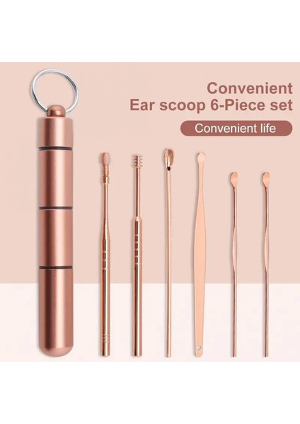 No.4 Stili Kulak Temizleyici Balmumu Temizleme Aracı Earpick Çubukları Kulak Kiri Sökücü Küret Kulak Temizleme Çubuğu Temizleme Kulak Temizleyici Kaşık Kulak Bakımı (Yurt Dışından)