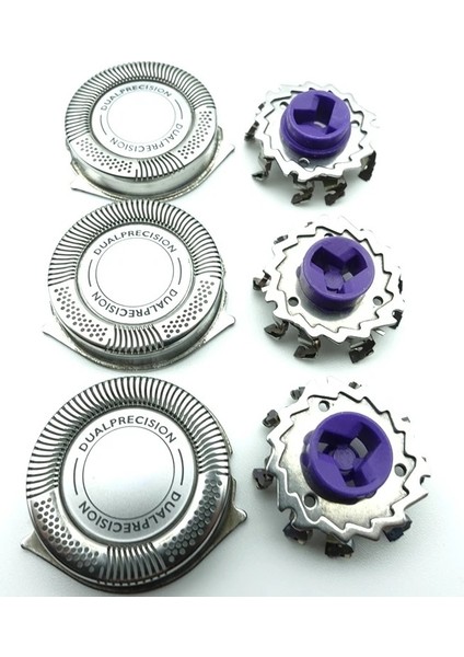 Philips Için 3 Adetgrup Yedek Tıraş Kafaları HQ7320 HQ7340 HQ7360 HQ7380 HQ7390 AT890 AT891 HQ7120 HQ7260 HQ7310HQ7350 HQ8445 (Yurt Dışından)