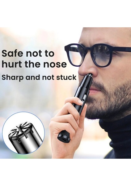 Mavi Stil Güncellenmiş Elektrikli Tıraş Burun Kulak Düzeltici Güvenli Yüz Bakımı Şarj Edilebilir Burun Kılı Düzeltici Erkekler Için Tıraş Epilasyon Jilet Sakal (Yurt Dışından) fiyatları