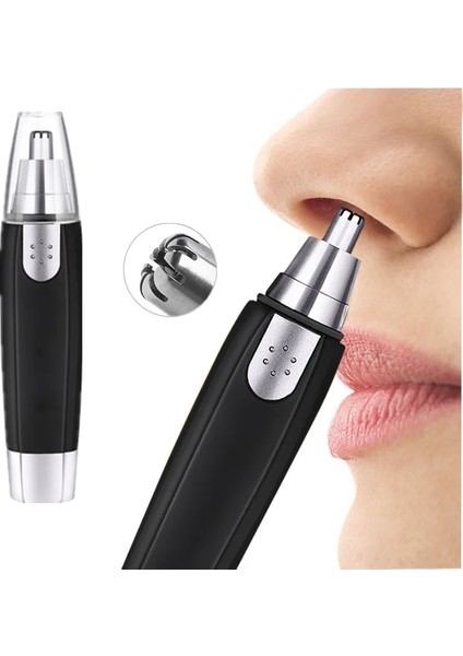 Gümüş Tarzı Elektrikli Burun Saç Düzeltici Uygulama Tıraş Makinesi Clipper Kulak Boyun Kaş Düzeltici Tıraş Makinesi Erkek Kadın Temiz Düzeltici Jilet Sökücü Kiti (Yurt Dışından)