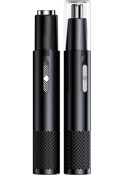 Siyah Stil Elektrikli Burun Kulak Saç Düzeltici USB Şarj Edilebilir Yıkanabilir Tıraş Makinesi Adam Burun Saç Düzeltici Erkekler Için Yuvarlak Düzeltici Kafaları MH88 (Yurt Dışından)