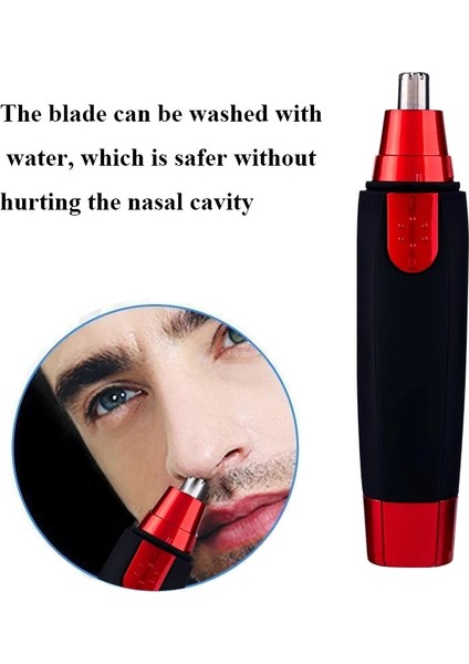 Kırmızı Stil 2021 Yeni Güncellenmiş Elektrikli Burun Kılı Düzeltici Kulak Yüz Temiz Düzeltici Jilet Kaldırma Tıraş Burun Yüz Bakım Seti Erkekler ve Kadınlar Için (Yurt Dışından) fırsatları