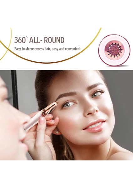 Beyaz Kadın Elektrikli Kaş Düzeltici Yüz Epilatör (Yurt Dışından) modelleri