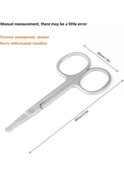 Gümüş Tarzı Mini Paslanmaz Çelik Giyotin Erkekler Için Burun ve Kulak Düzeltici Kadın Kesme Saç Ors Yuvarlak Kafa Güzellik Taşınabilir Kesici Nextool (Yurt Dışından)