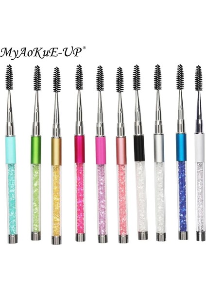 Mor Kırmızı Taklidi Kirpik Fırçası Yeniden Kullanılabilir Kirpik Fırçaları Maskara Değnek Aplikatör Kirpik Uzatma Makyaj Aracı (Yurt Dışından) fiyatları