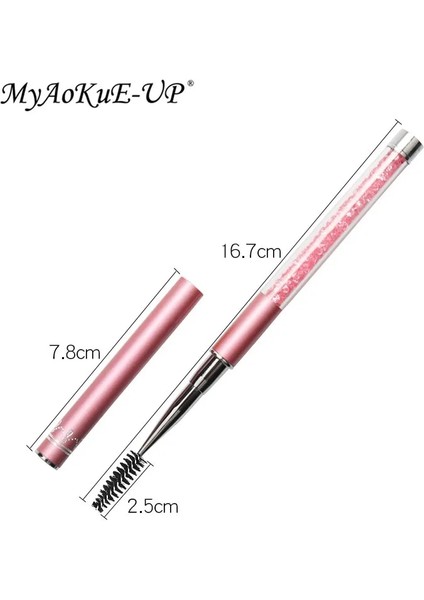 Mor Kırmızı Taklidi Kirpik Fırçası Yeniden Kullanılabilir Kirpik Fırçaları Maskara Değnek Aplikatör Kirpik Uzatma Makyaj Aracı (Yurt Dışından) modelleri