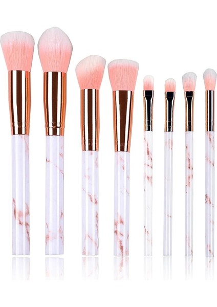 8 Adet Pembe Fld Makyaj Fırçaları Çok Fonksiyonlu Makyaj Fırçası Kapatıcı Göz Farı Fondöten Akeup Fırça Seti Aracı Pincel Maquiagem (Yurt Dışından)